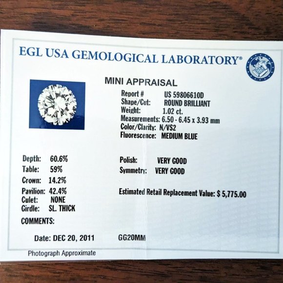 Custom 3-stone 1.02ct Diamond and 0.45cttw Green Garnet Ring - Picture 5 of 6